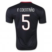 Portugal F. COENTRAO #5 Away Soccer Jersey 2015/16