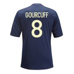 13-14 Olympique Lyonnais #8 Gourcuff Away Black Jersey Shirt