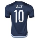 Argentina MESSI #10 Away Soccer Jersey 2015/16