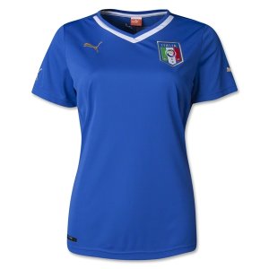 Italy Women\'s 2014 Home Soccer Jersey