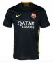 13-14 Barcelona Away Black Soccer Jersey Shirt