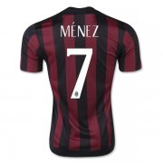 AC Milan Home Soccer Jersey 2015-16 MENEZ #7