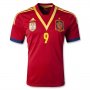 2013 Spain #9 TORRES Red Home Soccer Jersey Shirt