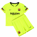 Kids 18-19 Barcelona Away Jersey Kits