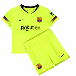 Kids 18-19 Barcelona Away Jersey Kits