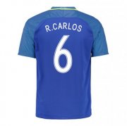 Brazil Away Soccer Jersey 2016 R.Carlos 6