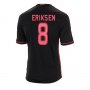 13-14 Ajax #8 Eriksen Away Black Soccer Jersey Shirt