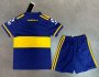 Children Boca Juniors Home Soccer Suits 2020/21 Shirt and Shorts