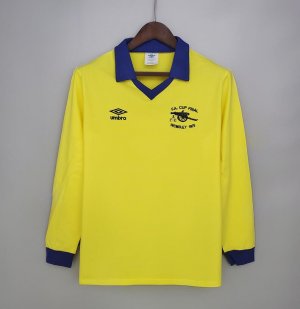 Retro Arsenal Away Long Sleeve Soccer Jersey 1971/79