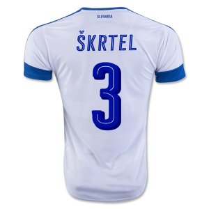 Slovakia Home Soccer Jersey Euro 2016 Skrtel #3