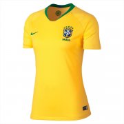 Brazil Home Soccer Jersey yellow Women 2018 World Cup