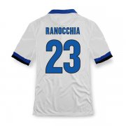 13-14 Inter Milan #23 Ranocchia Away White Soccer Jersey Shirt
