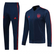 19-20 Arsenal Navy V-Neck Collar Training Kit(Jacket+Trousers)