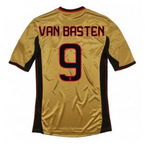 13-14 AC Milan #9 Van Basten Away Golden Jersey Shirt