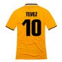 13-14 Juventus #10 Tevez Away Yellow Jersey Shirt