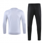 19-20 PSG White Sweat Shirt Kit(Top+Trouser)