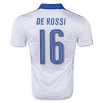 Italy Away Soccer Jersey 2016 DE ROSSI #16