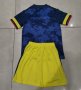 Children Colombia Away Soccer Suits 2020 Shirt and Shorts