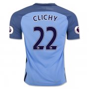 Manchester City Home Soccer Jersey 16/17 22 CLICHY