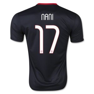 Portugal NANI #17 Away Soccer Jersey 2015/16