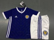 Kids Scotland Home Soccer Kit 2018 World Cup (Shirt+Shorts)