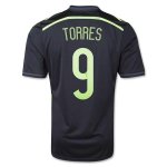 14-15 SPAIN TORRES #9 AWAY SOCCER JERSEY