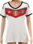 Germany Champion Women 4 Stars Soccer Jersey 2014