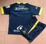 Children Monarcas Morelia Away Black Soccer Suits 2019/20 Shirt and Shorts
