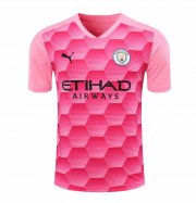 Manchester City Goalkeeper Pink Soccer Jersey 2020/21