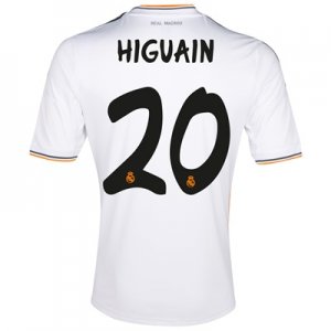 13-14 Real Madrid #20 Higuain Home Jersey Shirt