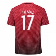 Turkey Home Soccer Jersey 2016 17 Hakan Yilmaz
