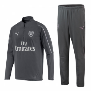 18-19 Arsenal Training Tracksuit Grey