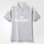 Real Madrid 2015-16 Grey Away Soccer Jersey