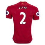 Liverpool Home Soccer Jersey 2016-17 2 CLYNE