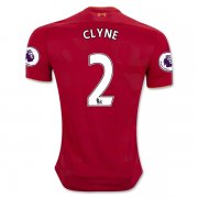 Liverpool Home Soccer Jersey 2016-17 2 CLYNE