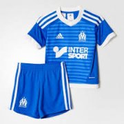 Kids Olympique de Marseille Third Soccer Kit 2015-16(Shirt+Shorts)