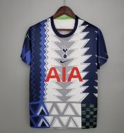 Tottenham Hotspur Training Shirt Blue White 2021/22