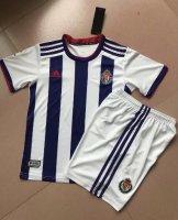 Children Real Valladolid Home Soccer Suits 2019/20 Shirt and Shorts