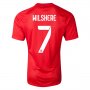 2014 England WILSHERE #7 Away Soccer Jersey