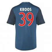 13-14 Bayern Munich #39 Kroos Away Black&Blue Jersey Shirt