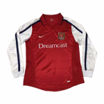 Arsenal 2000-2001 Home Red Long Sleeve Retro Jersey Shirt