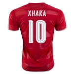 Switzerland Home Soccer Jersey 2016 XHAKA #10