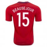 Chile Home Soccer Jersey 2016 Beausejour 15