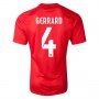 2014 England GERRARD #4 Away Soccer Jersey