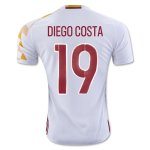 Spain Away Soccer Jersey 2016 DIEGO COSTA #19