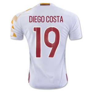 Spain Away Soccer Jersey 2016 DIEGO COSTA #19