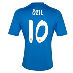13-14 Real Madrid #10 Ozil Away Blue Soccer Jersey Shirt