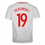 Poland Home Soccer Jersey 2016 19 Olkowski