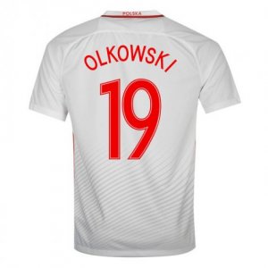 Poland Home Soccer Jersey 2016 19 Olkowski