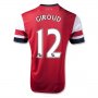 13/14 Arsenal #12 Giroud Home Red Soccer Jersey Shirt Replica